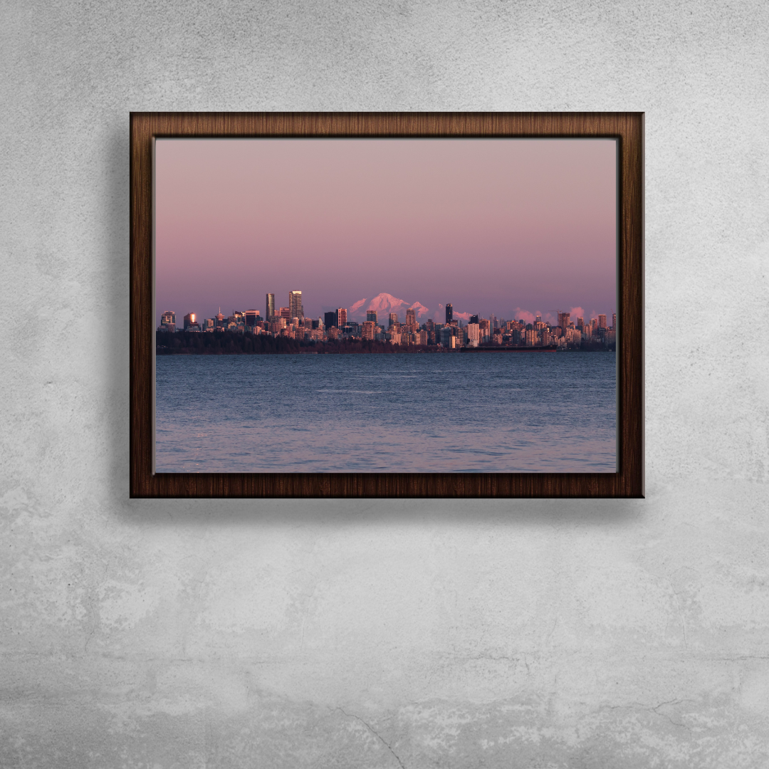 Pink Skies over Mount Baker